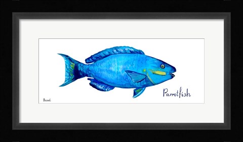 Framed Life of the Big Blue IV Print