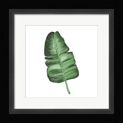 Framed Leaves of the Tropics I Print