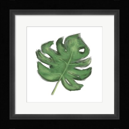Framed Leaves of the Tropics II Print