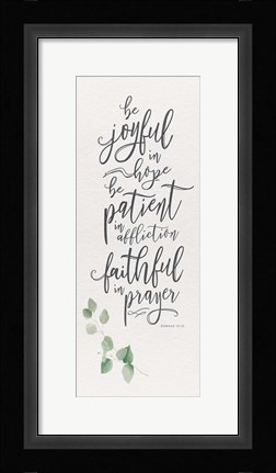 Framed Inspired Panel III Print