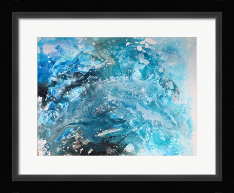 Framed Galaxy abstract Print