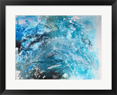 Framed Galaxy abstract Print