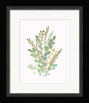 Framed Farmhouse Florals II Print