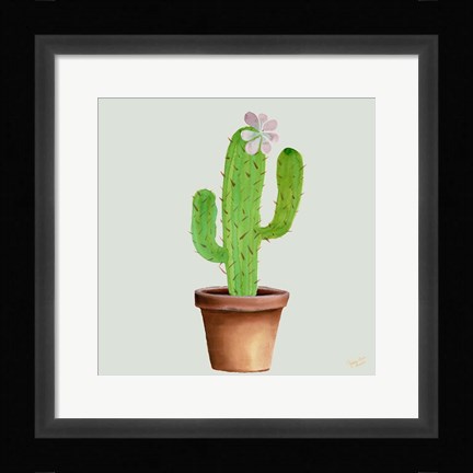 Framed Succulent Symphony I clean Print