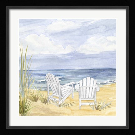 Framed By the Sea Print
