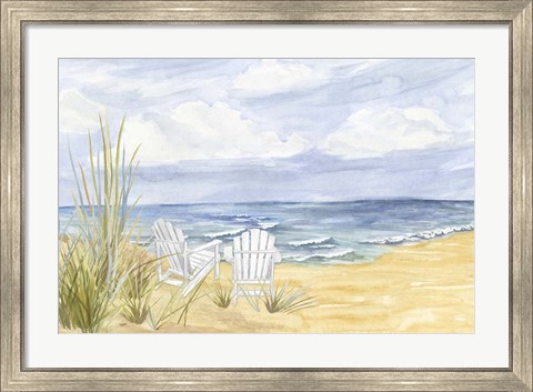 Framed By the Sea Landscape Print