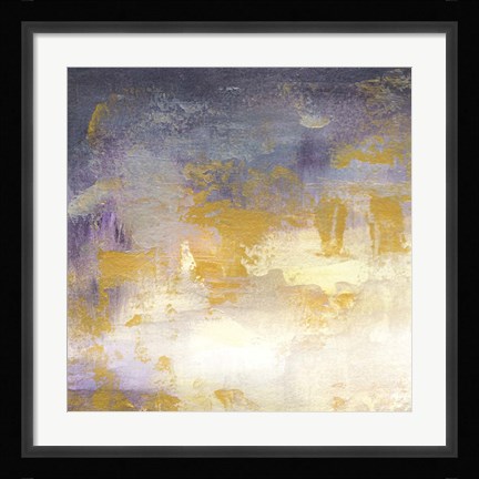 Framed Sunrise Abstract I Print