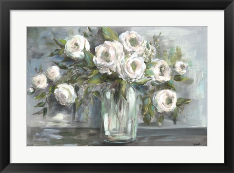 Framed Soft Blooms Still Life Print