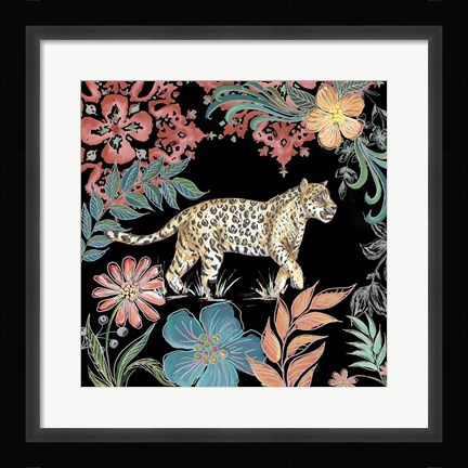 Framed Jungle Exotica Leopard I Print