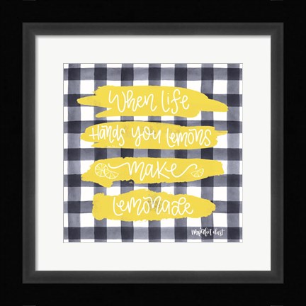 Framed Make Lemonade Print