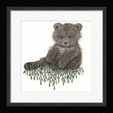 Framed Baby Bear Print