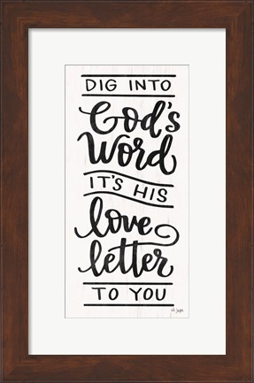 Framed God&#39;s Word Print
