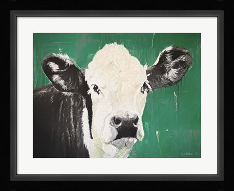 Framed Out to Pasture Print