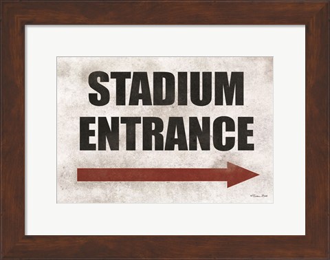 Framed Stadium Entrance Print