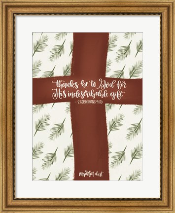 Framed Indescribable Gift Print
