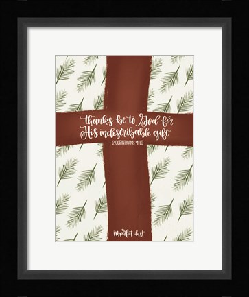 Framed Indescribable Gift Print