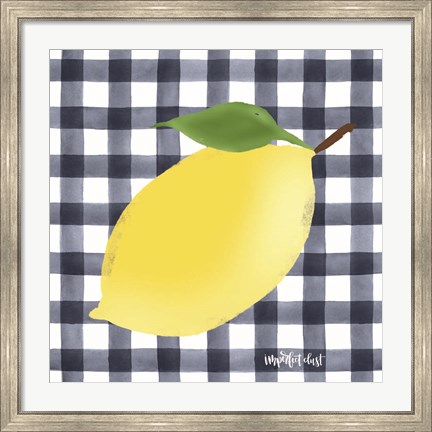 Framed Lemon Print