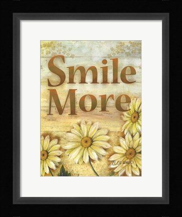Framed Smile More Print