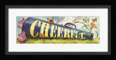Framed Cheerful Print