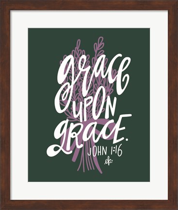 Framed Grace Upon Grace Print