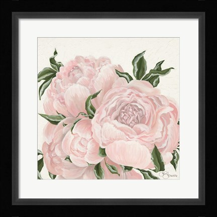 Framed Pink Flowers Print