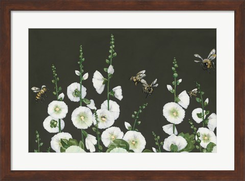 Framed Bees Print