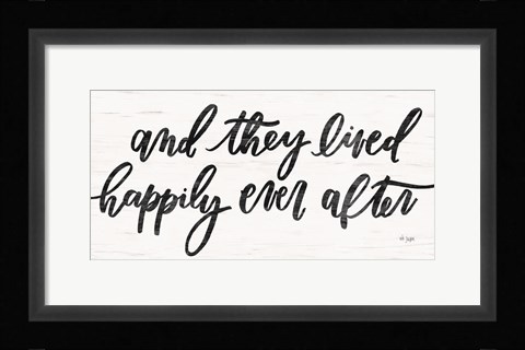 Framed Happily Ever After Print