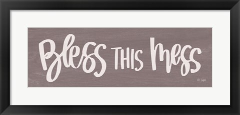 Framed Bless This Mess Print