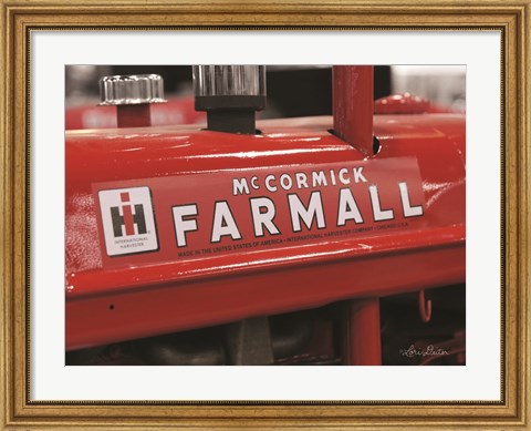 Framed Farmall Print