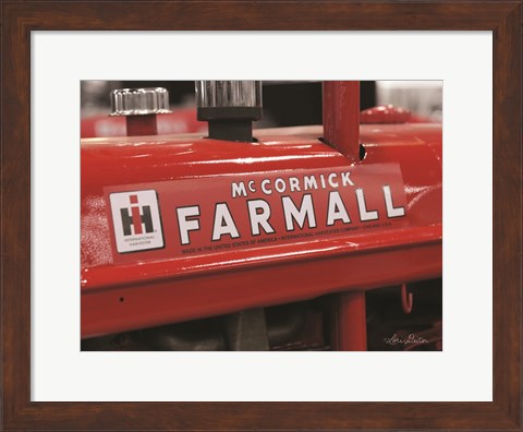 Framed Farmall Print