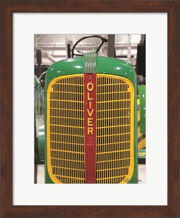 Framed Oliver Tractor Print