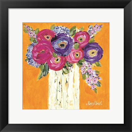 Framed Vase Full of Sunshine Print