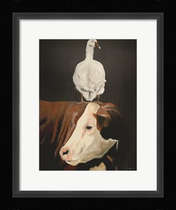 Framed Two's Company Print