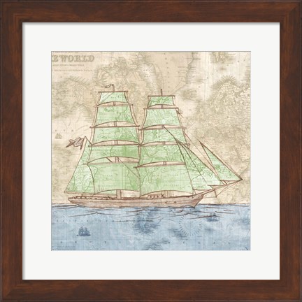 Framed Vessel II Print