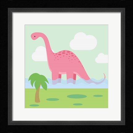 Framed Li'l Bronto Print