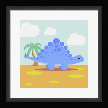 Framed Li'l Stego Print