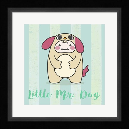 Framed Li'l Dog Print