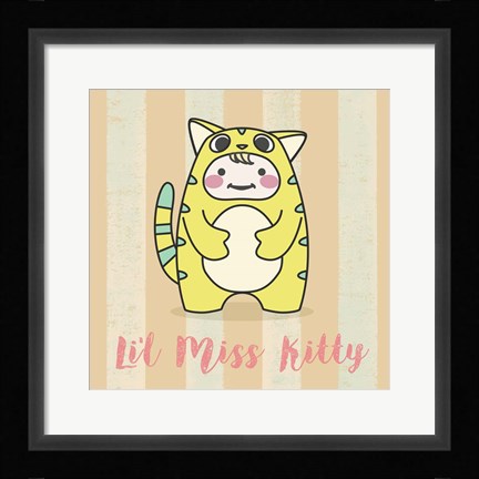 Framed Li'l Kitty Print