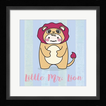 Framed Li'll Lion Print
