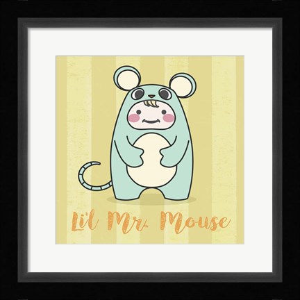 Framed Li'l Mouse Print