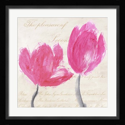 Framed Classic Tulips I Print
