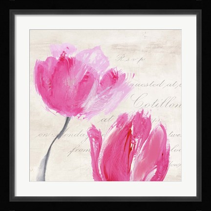 Framed Classic Tulips II Print
