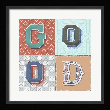Framed Good Print