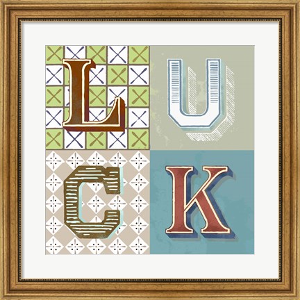 Framed Luck Print
