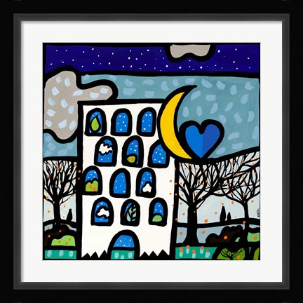 Framed Dentro di noi c'e Sempre un Cielo Stellato Print