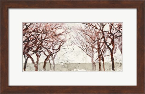 Framed Rusty Trees Print