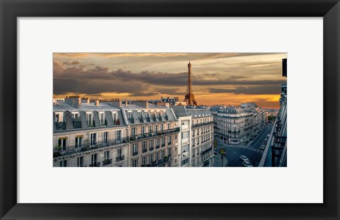 Framed Morning in Paris Print