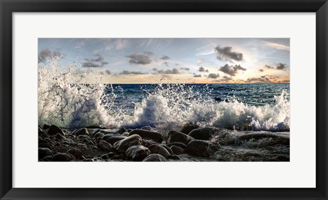 Framed Waves Crashing, Point Reyes, California (detail) Print