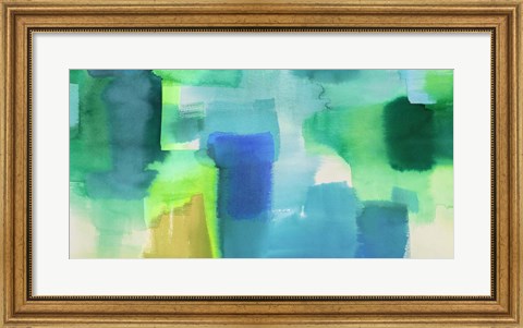 Framed Colors of Water Print