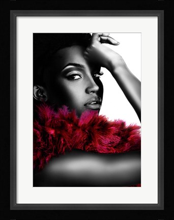 Framed Black Pearl Print